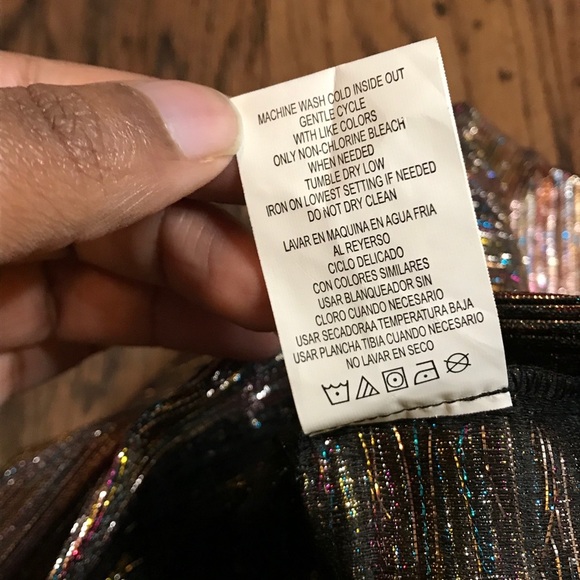 GB Metallic cocktail Dress size L - Picture 9 of 10